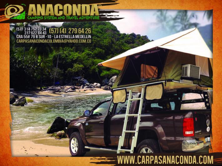 Legión Land Rover Colombia • Ver Tema - Carpas de Techo para vehiculos  Anaconda